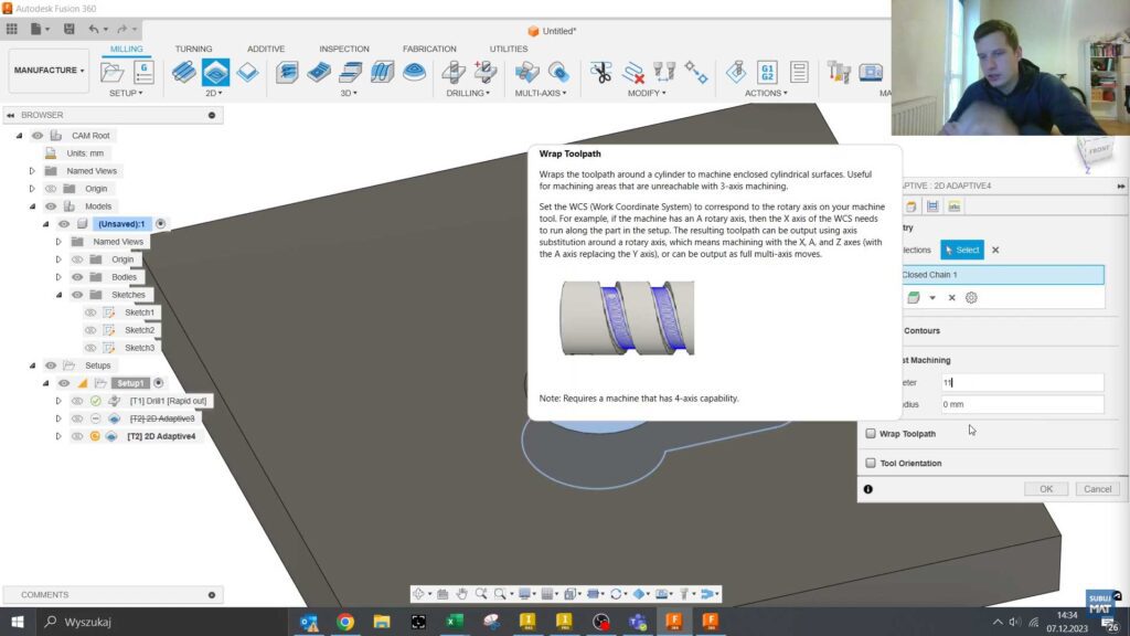 Wykorzystanie Rest Machining w Fusion 360 CAM