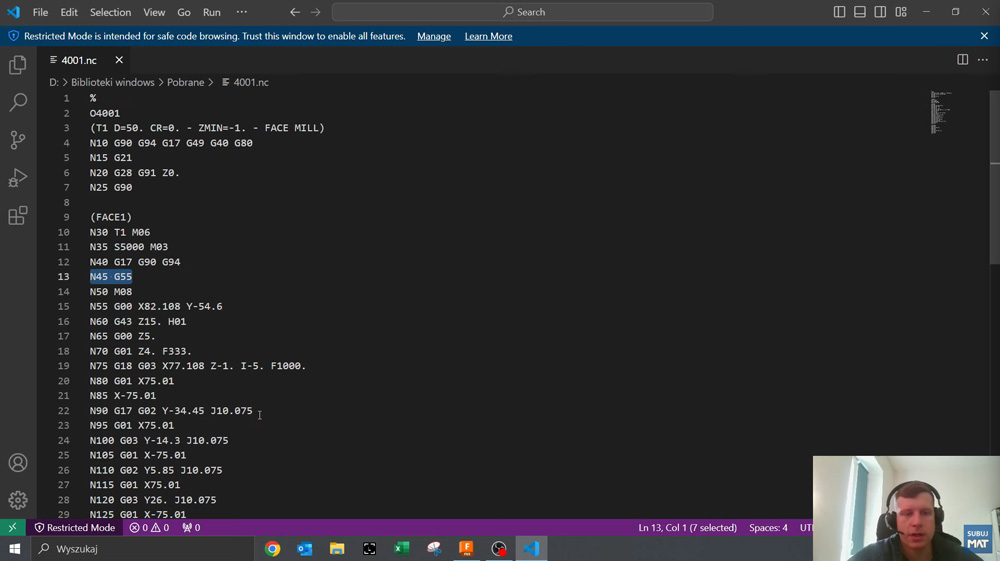 Definiowanie układu współrzędnych w Fusion 360 – Setup